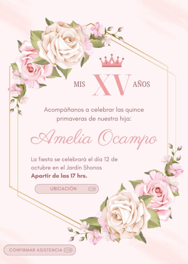 Invitación XV
